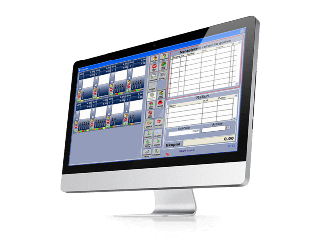 Prikaz konfiguracionog softvera Etag sistema